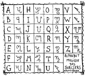Alphabet des Chorchîles